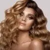 Beautiful women with loose curls