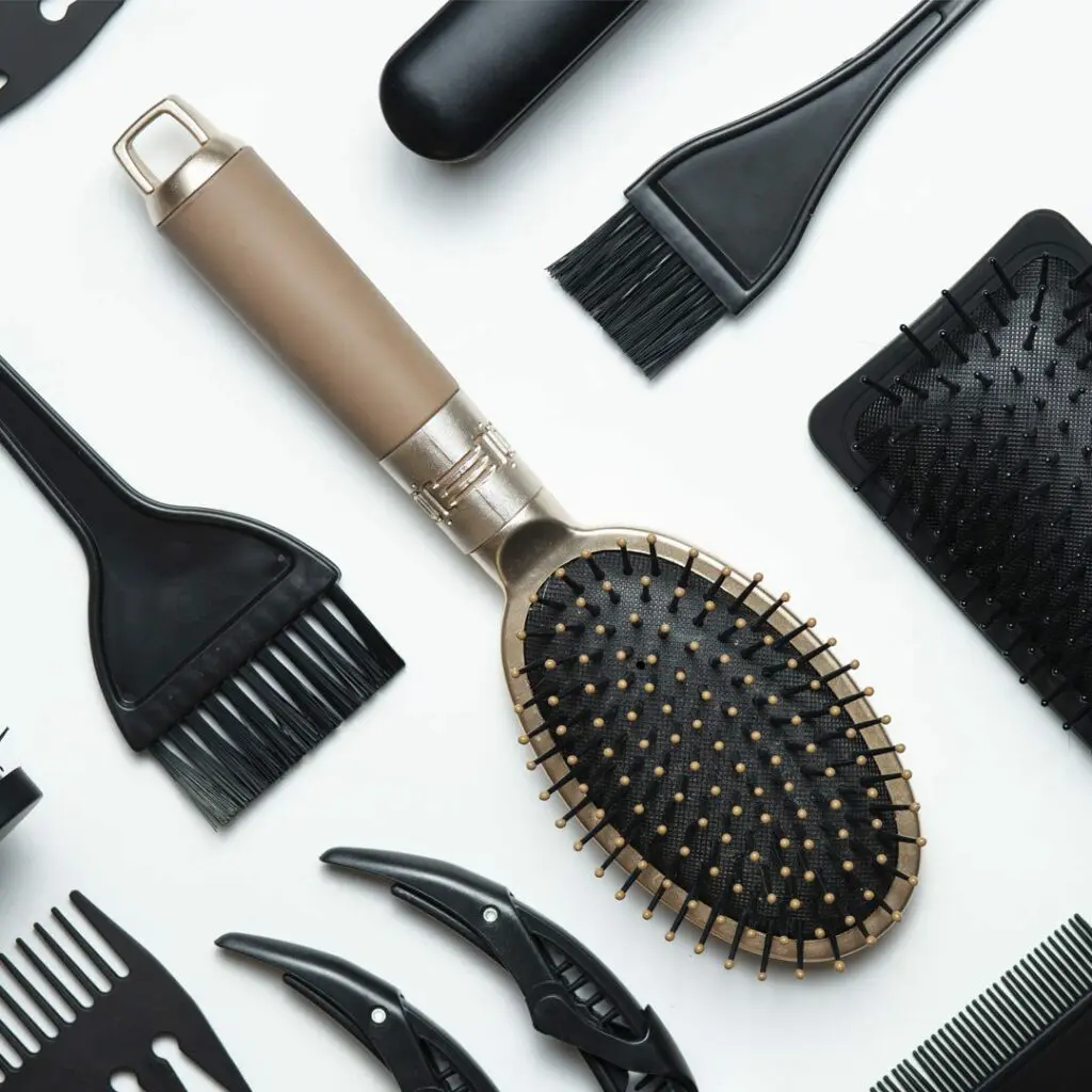 An image of tools used to apply Bella Nude Hair Extensions